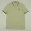 Fred Perry Twin Tipped Polo Shirt M3600 - Seagrass/Light Rust/French Navy